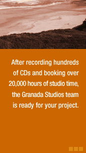After recording hundreds of CDs and booking over 20,000 hours of studio time, the Granada Studios team is ready for your project.
